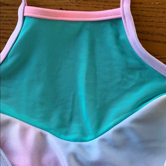 NWT Wildfox Mermaid Tie-dyed Flutter Bikini‎ Top - Picture 4 of 9